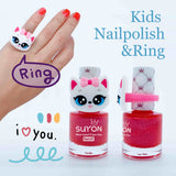 Kindernagellack Suyon Pinguin Schwarz