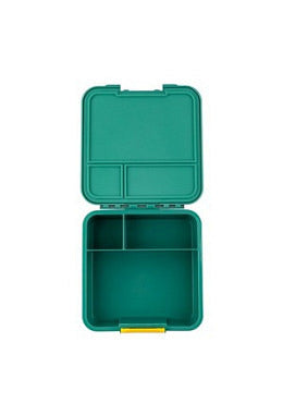 Znünibox Little Lunch Box Bento Three mit 3 Unterteilungen Grün