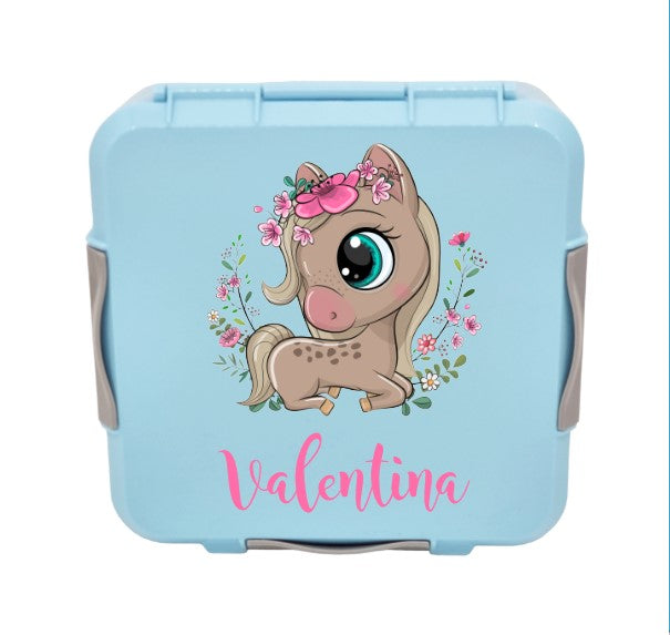 Znünibox Little Lunch Box Bento Three+ Himmelblau