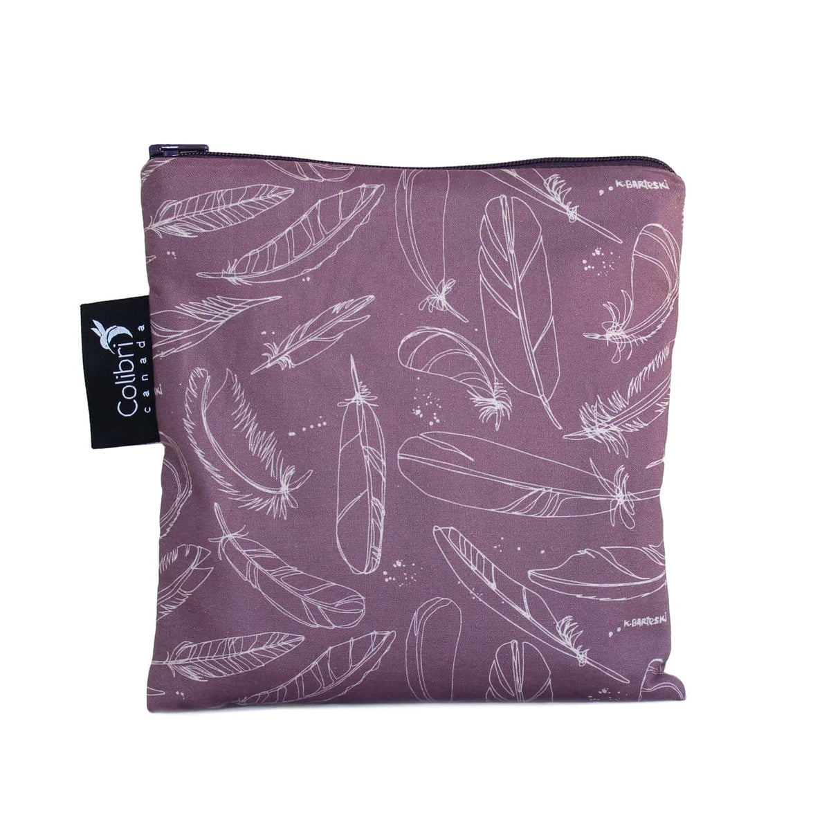 Lunchbag Colibri Feder Violett