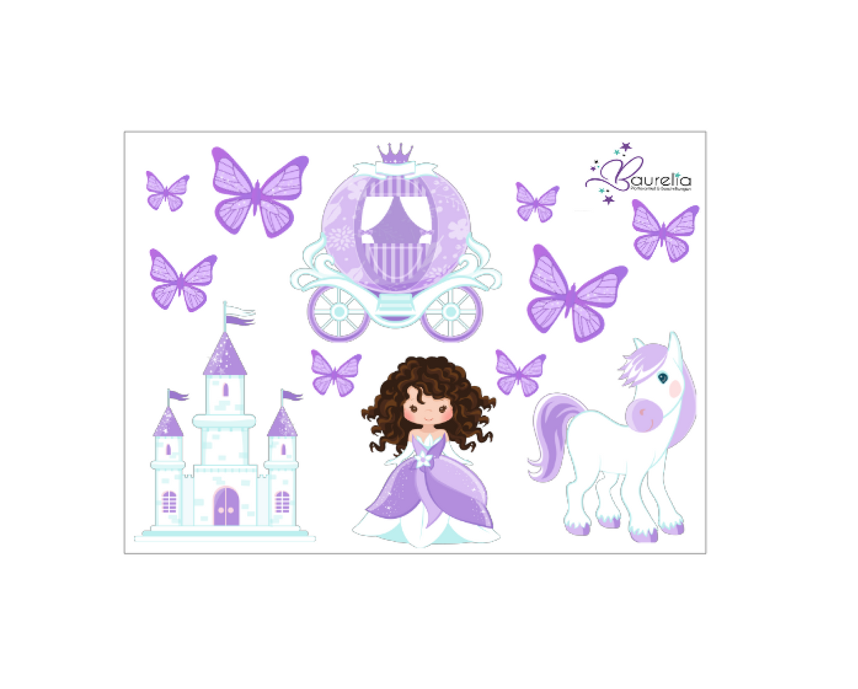 Stickerbogen Prinzessin 2