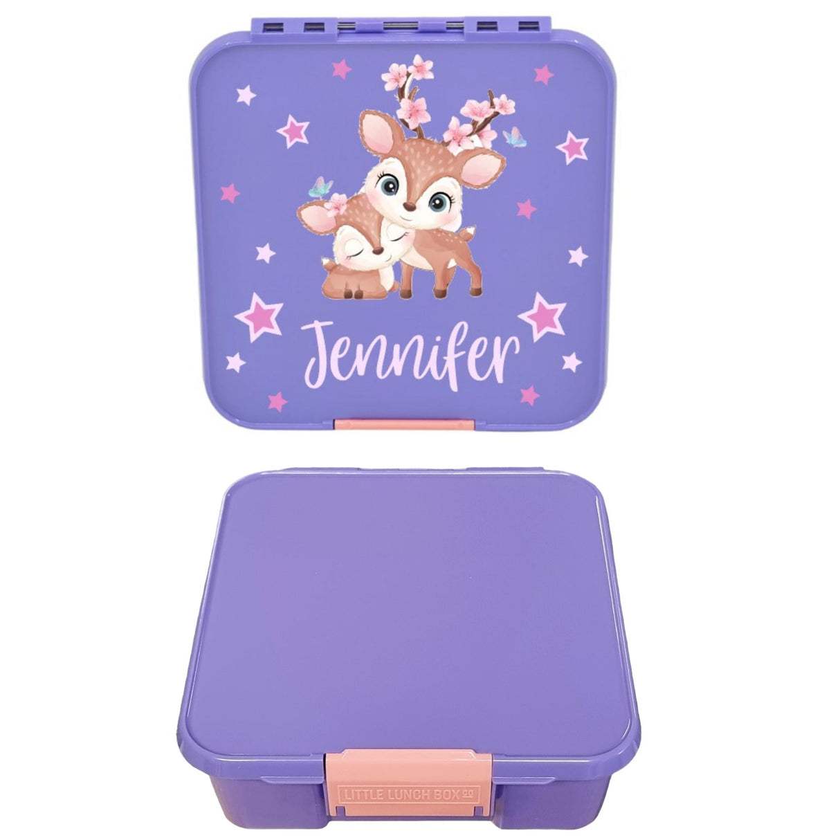 Znünibox Little Lunch Box Bento Three mit 3 Unterteilungen Violett