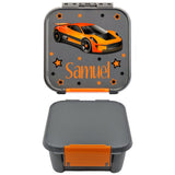 Znünibox Little Lunch Box Bento Two Mini Dunkelgrau Orange