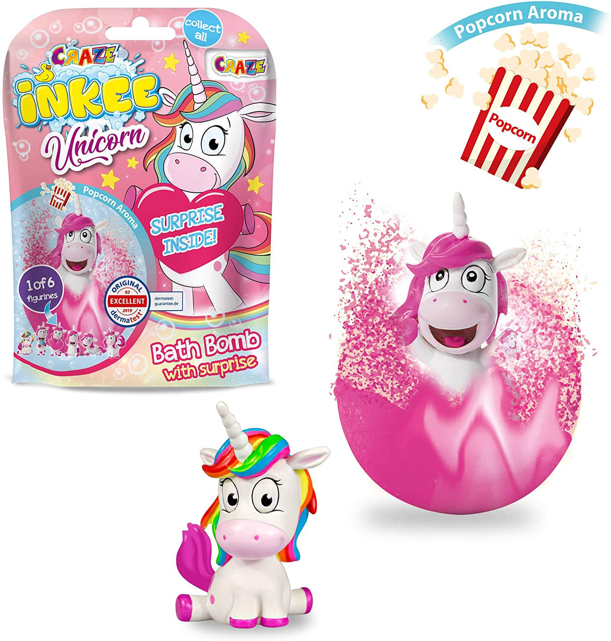 CRAZE Überraschungsbadekugel Einhorn