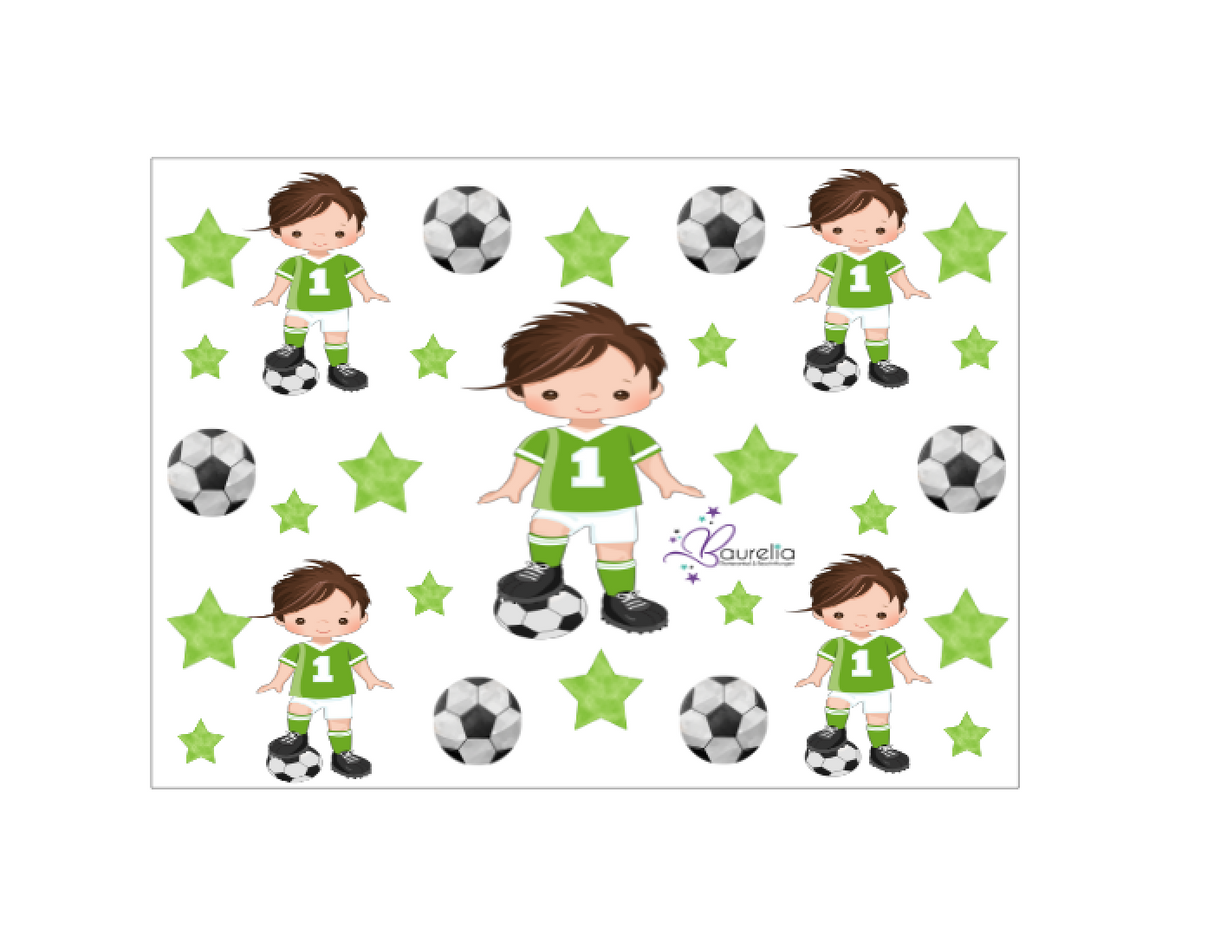 Stickerbogen Fussball 1