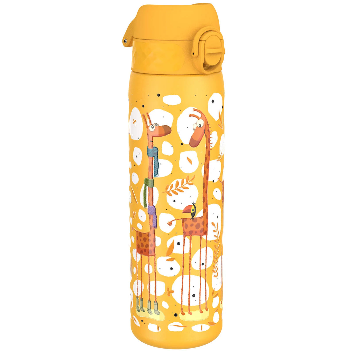 Edelstahl Trinkflasche Ion8 500ml Giraffe